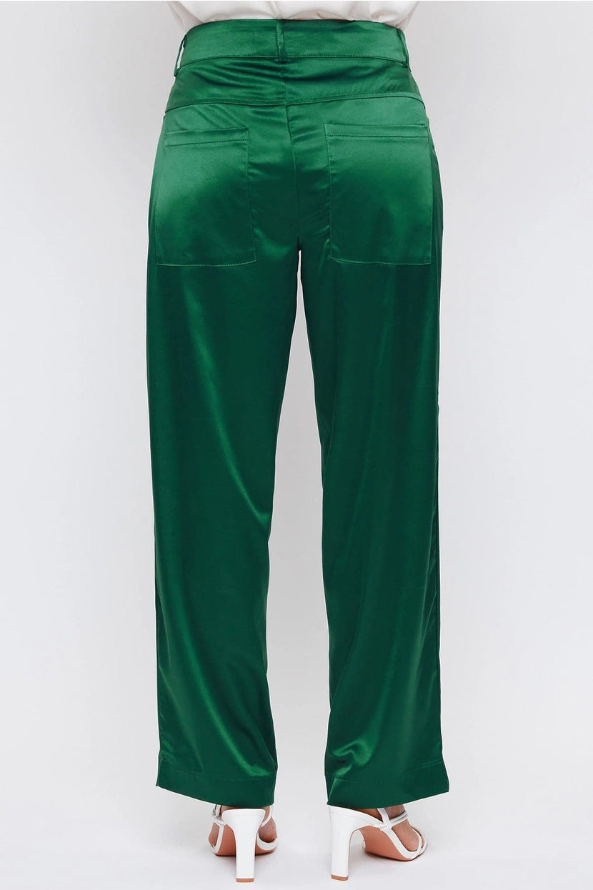 EVELINA SATIN TROUSER PANTS