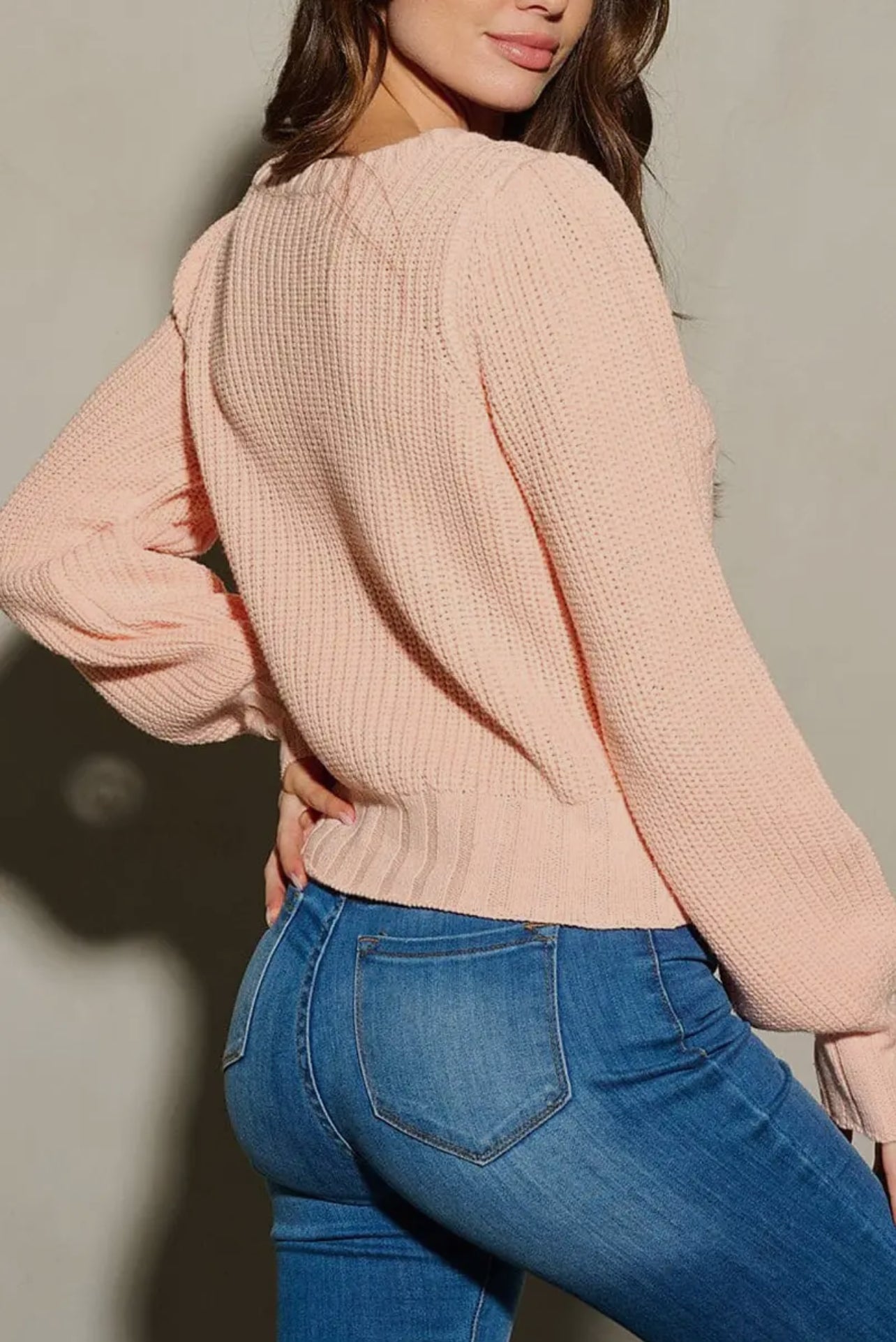 JULIA EMBROIDERY DETAIL CARDIGAN