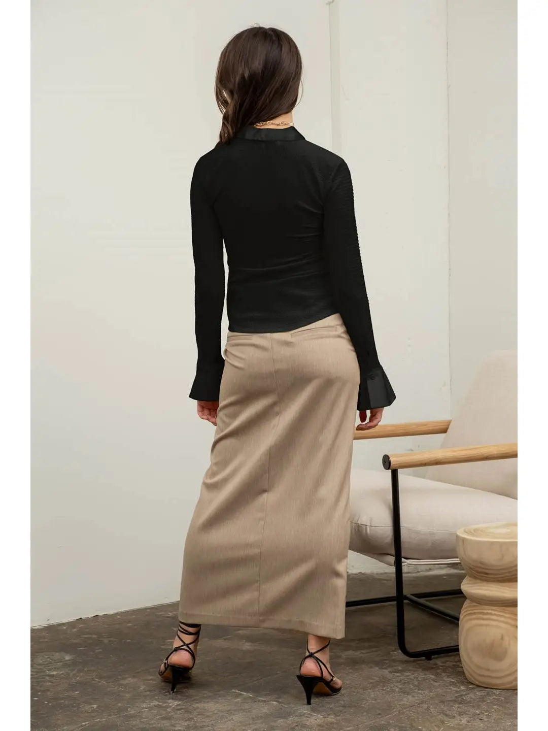 WINTA CRINKLE KNIT TOP