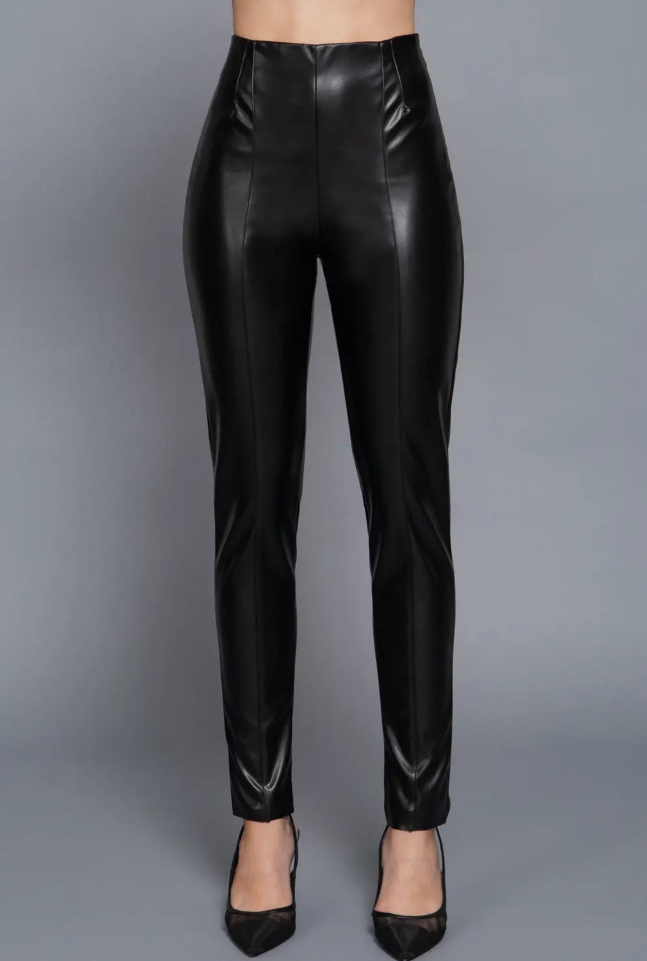 CAMILLE VEGAN LEATHER LEGGINGS