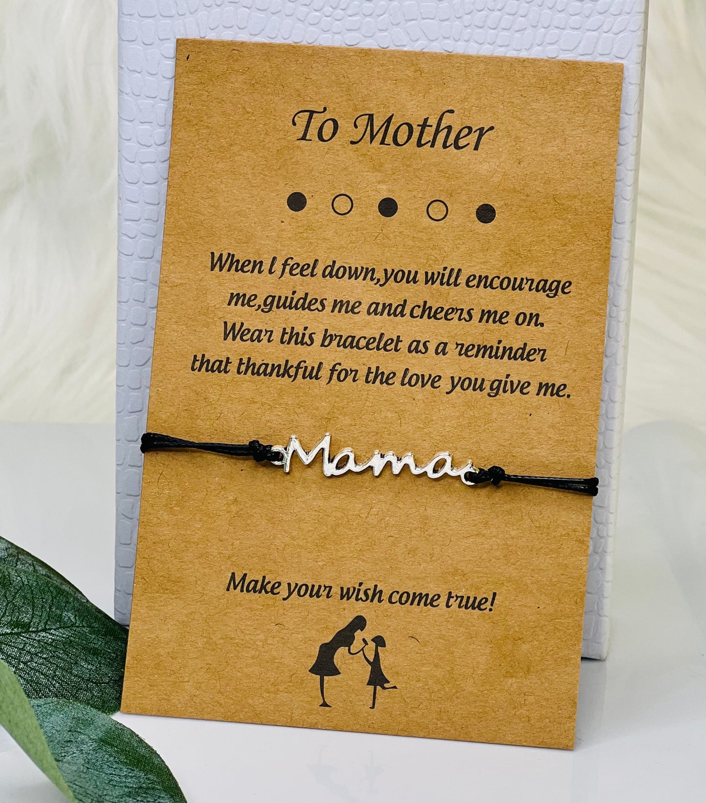 Mama Adjustable Bracelet With Card