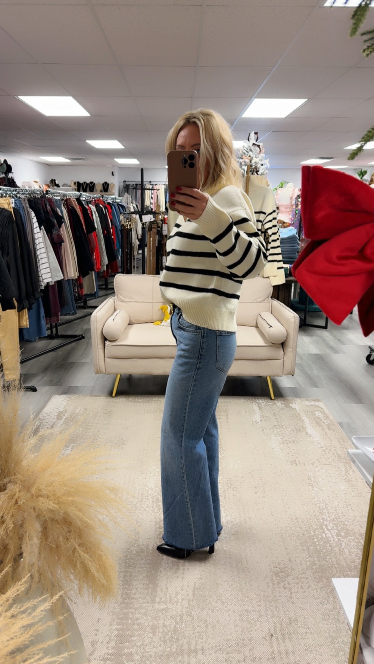 MARYANNE HIGH RISE STRAIGHT LEG JEANS