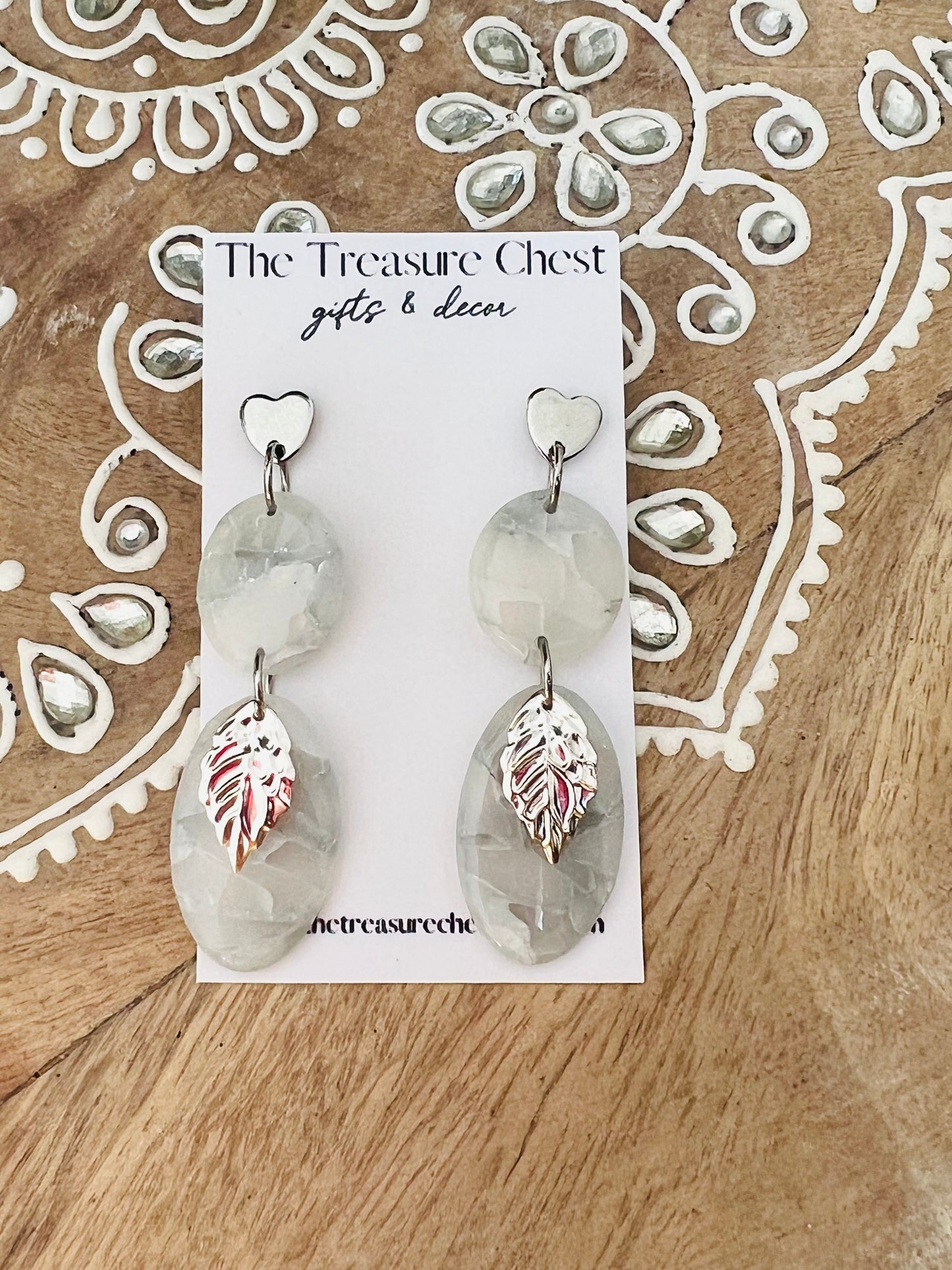 Caroline Dangle Polymer Clay Earrings