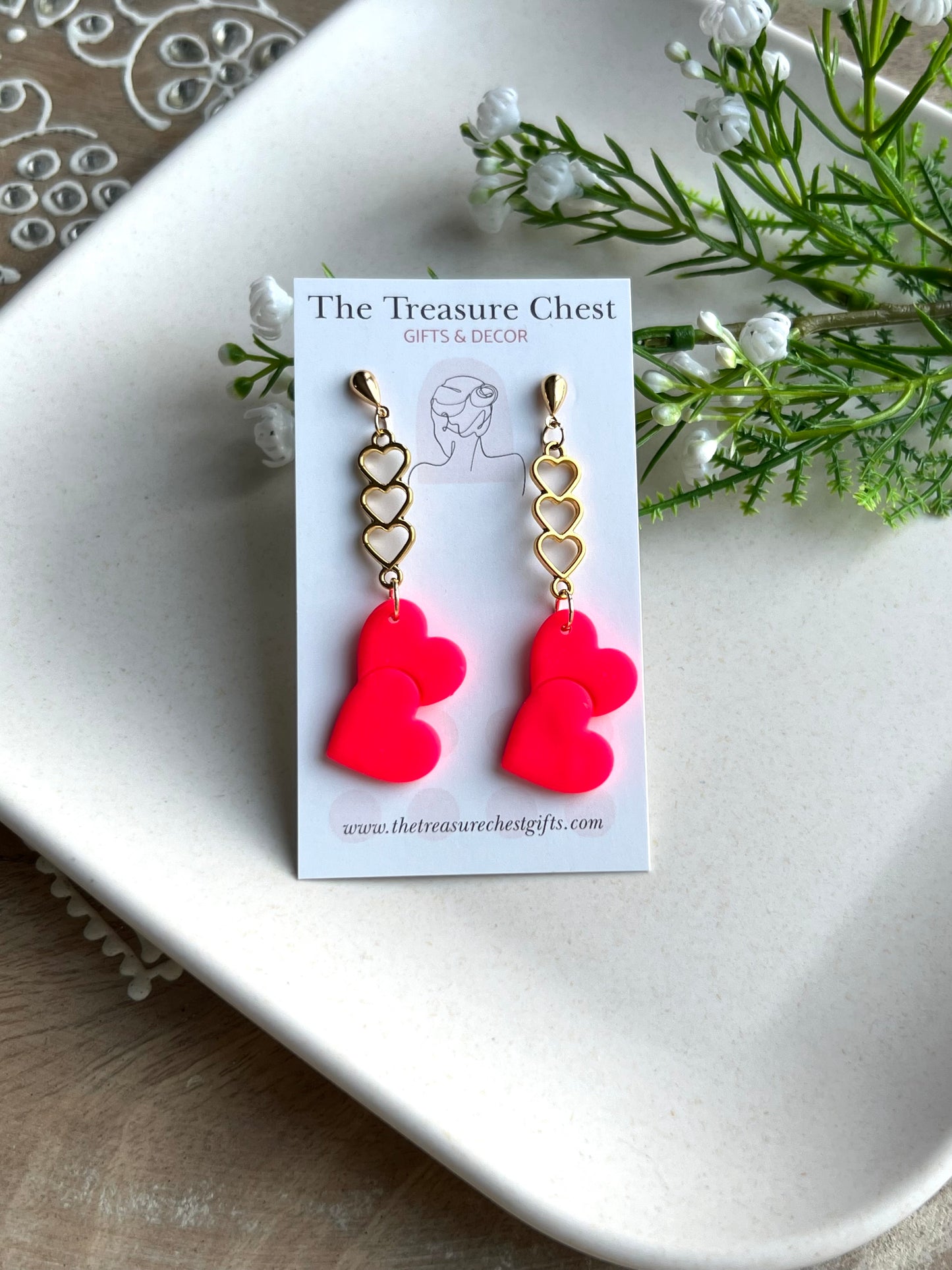 Oh My Heart Dangle Earrings