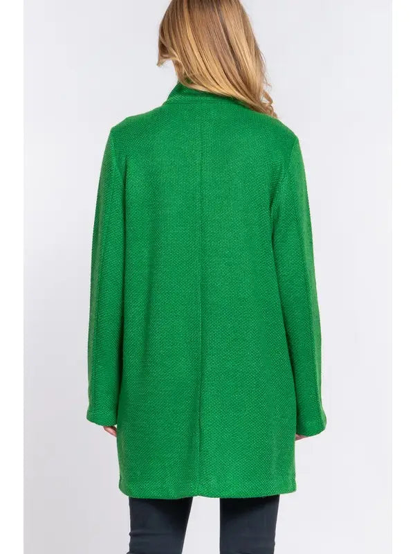 FIONA BUTTON DOWN CARDIGAN | GREEN