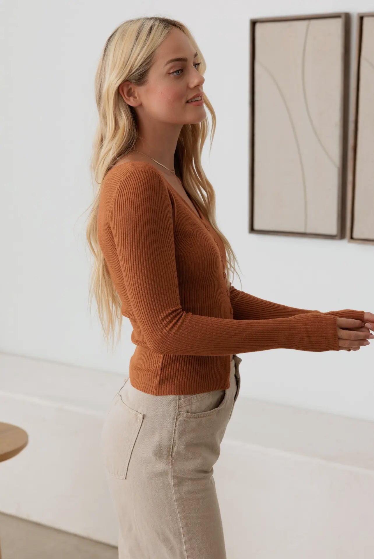 SAMMIE BUTTON DOWN KNIT CARDIGAN