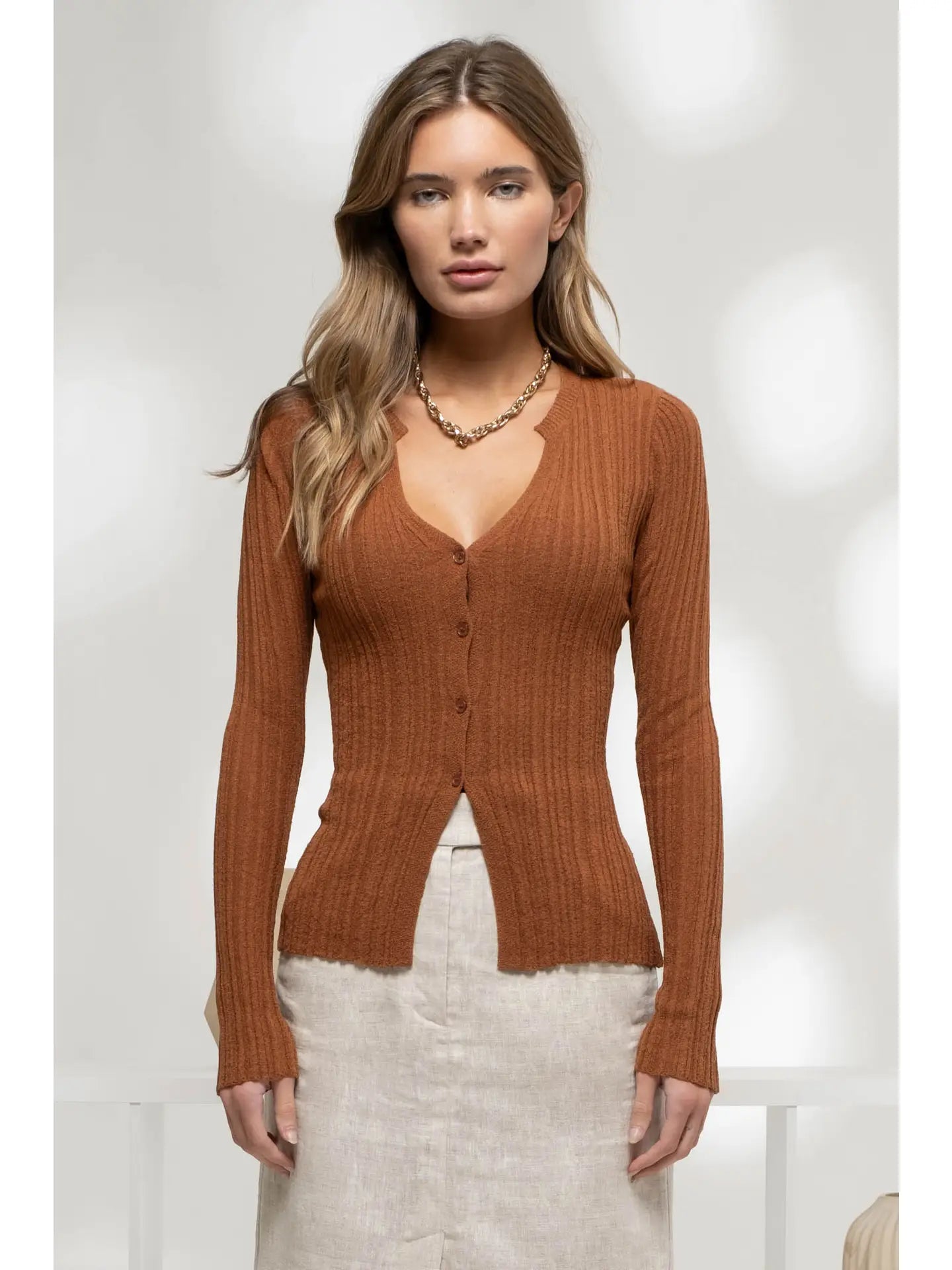 COLETTE BUTTON DOWN CARDIGAN