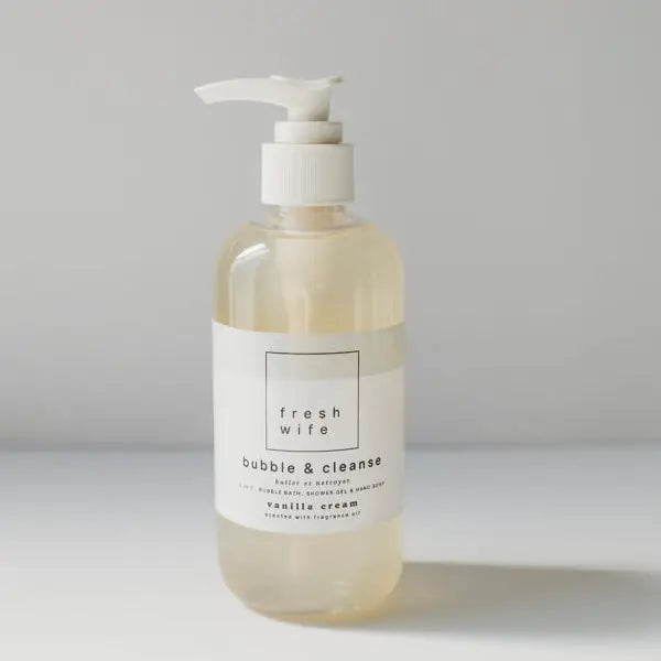 3 IN 1 BUBBLE BATH - SHOWER GEL - HAND WASH | VANILLA CREAM