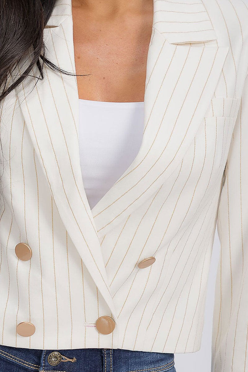 LUNYA STRIPED BLAZER