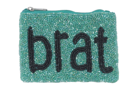 BRAT BEADED COIN PURSE