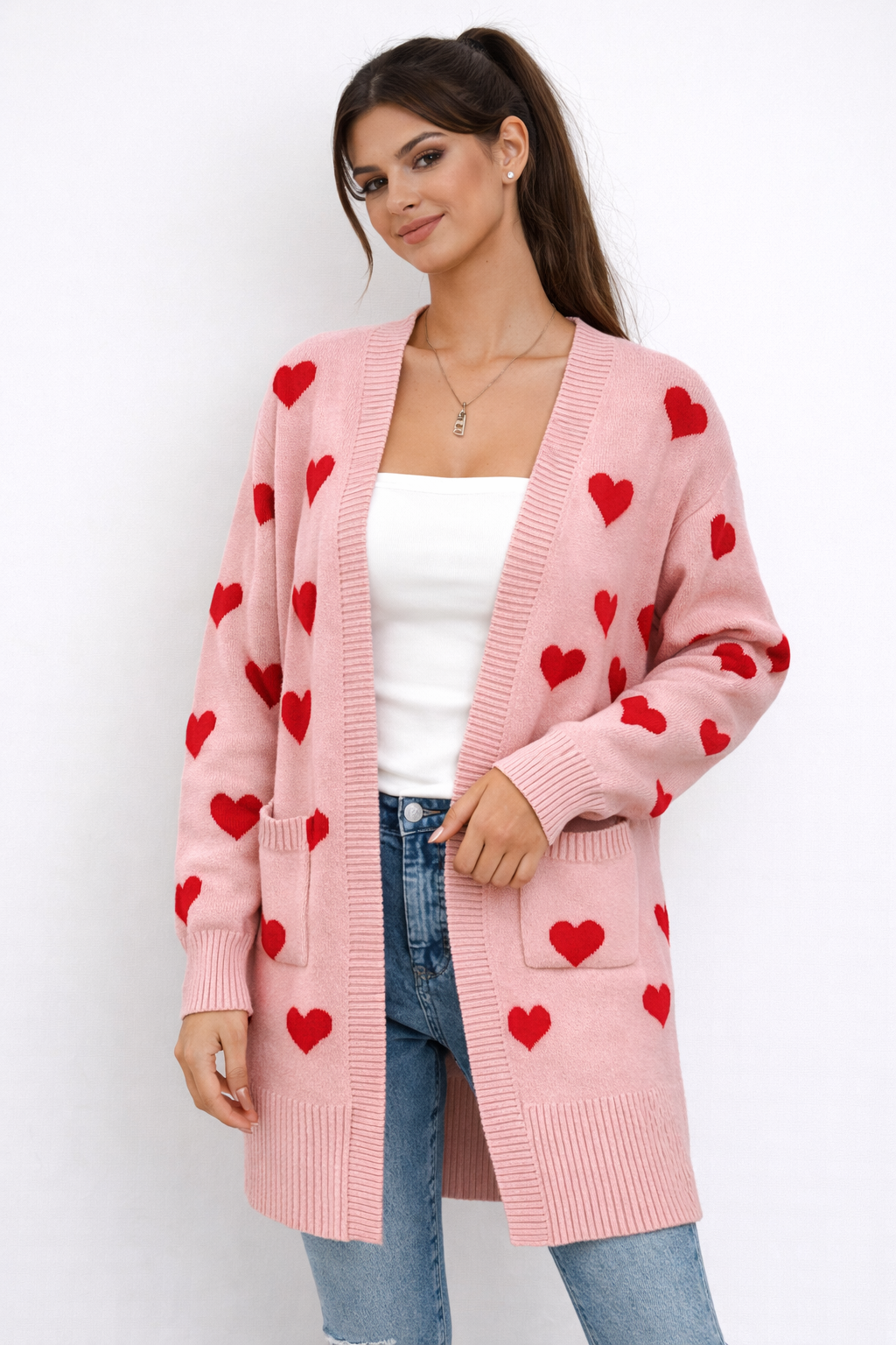 RAYANNE LONG HEART CARDIGAN