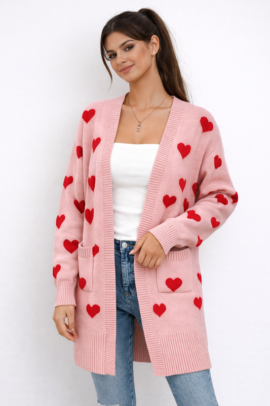RAYANNE LONG HEART CARDIGAN