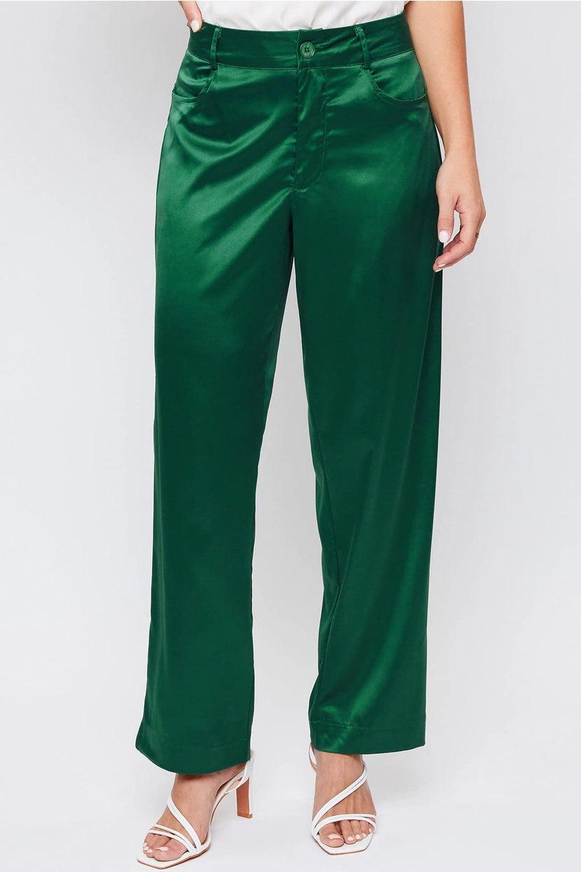 EVELINA SATIN TROUSER PANTS