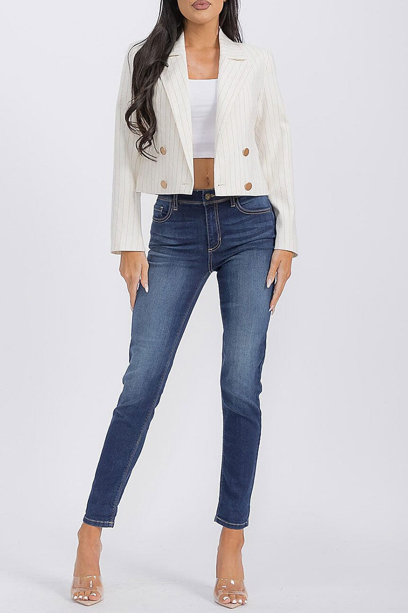 LUNYA STRIPED BLAZER