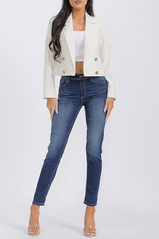 LUNYA STRIPED BLAZER