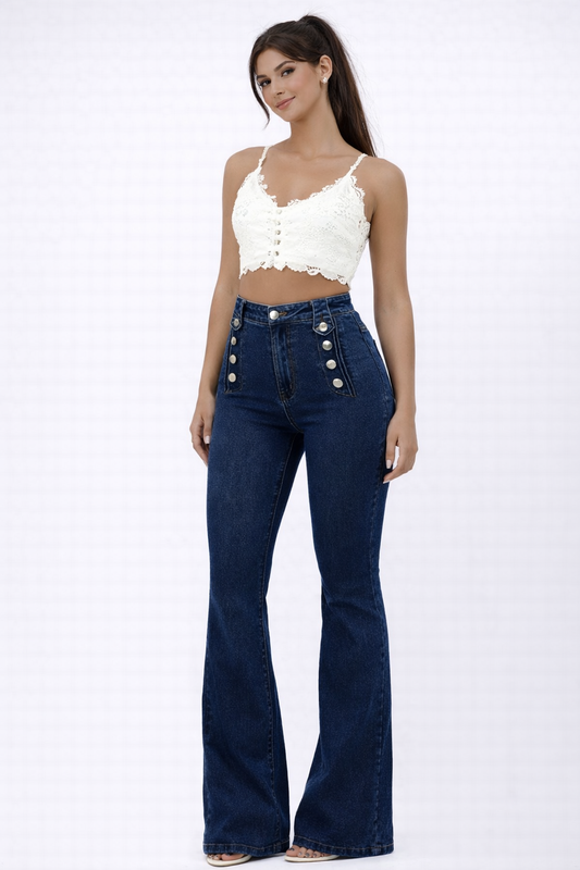CHIVONNE FLARE LEG JEANS