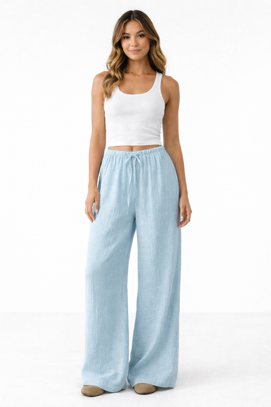 LINNEA CASUAL PANTS | BLUE
