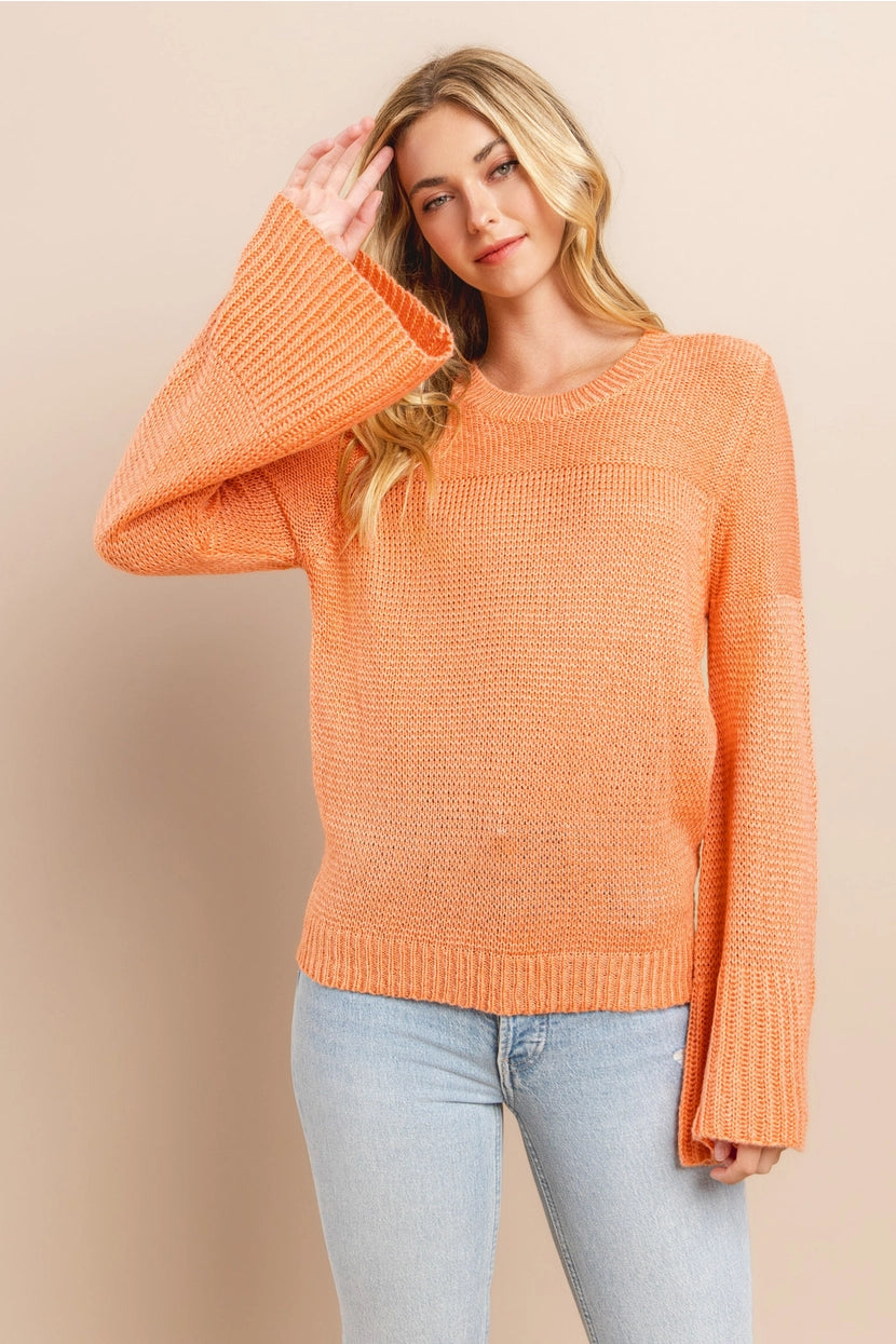 TABITHA BELL SLEEVE SWEATER