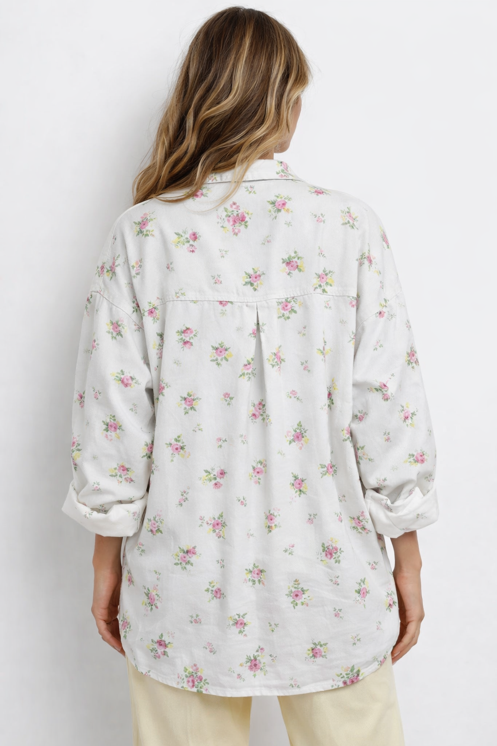 JEANNETTE VINTAGE FLORAL LIGHTWEIGHT SHACKET