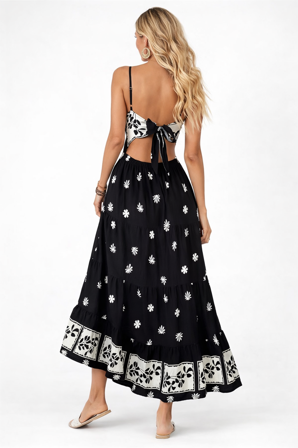 PHOENIX TIE BACK MAXI DRESS