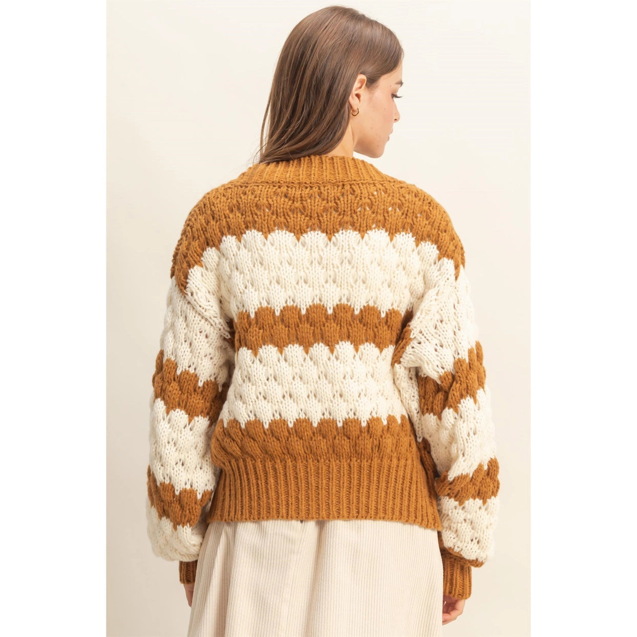 JAQUIE CHUNKY KNIT CARDIGAN