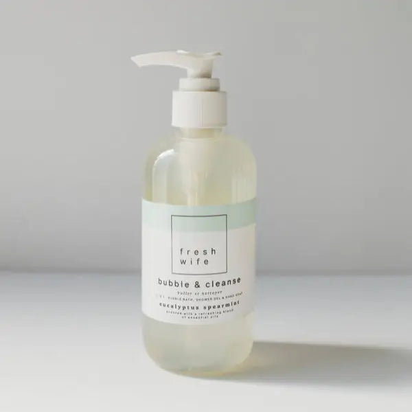 3 IN 1 BUBBLE BATH - SHOWER GEL - HAND WASH | EUCALYPTUS SPEARMINT