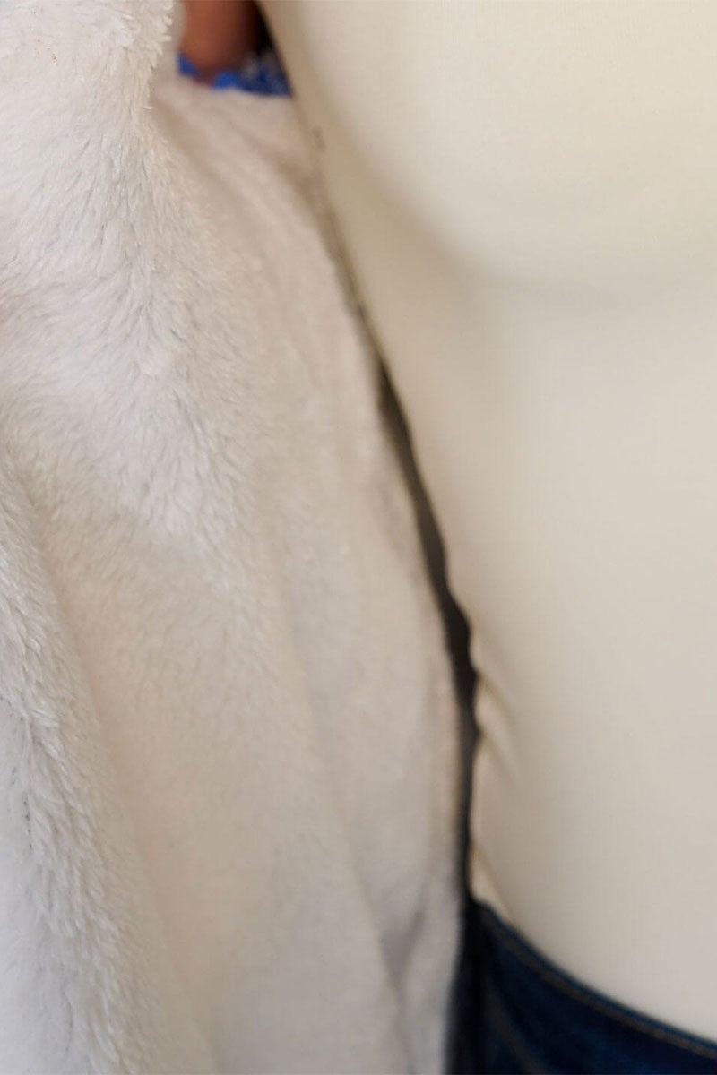 KIAN PLAID SHERPA JACKET