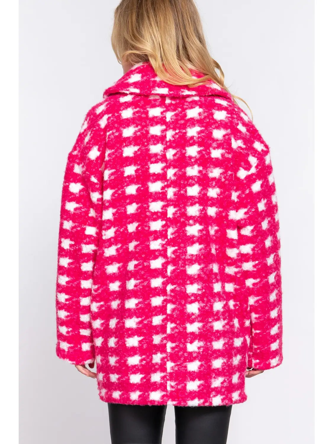 ADELAIDE DOUBLE BREASTED COAT | PINK