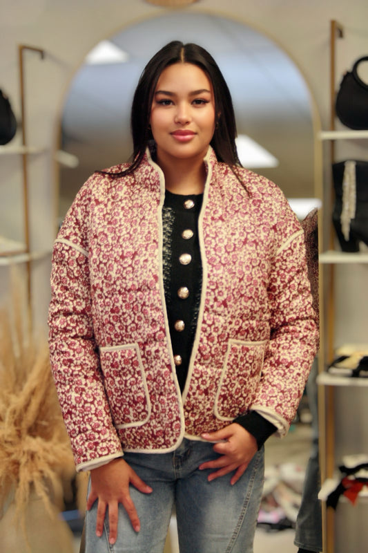 ANTOINETTE VINTAGE INSPIRED FLORAL JACKET