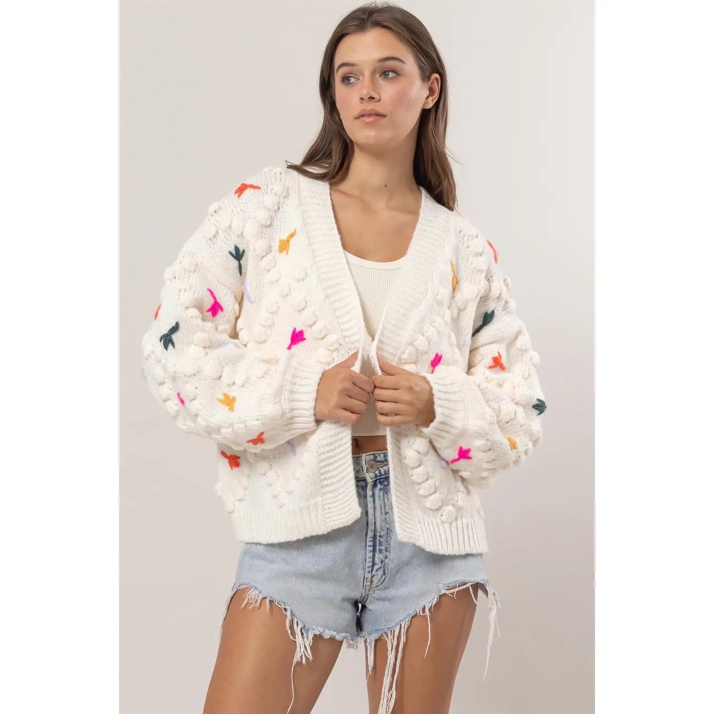 ASHLEY KNIT CARDIGAN SWEATER