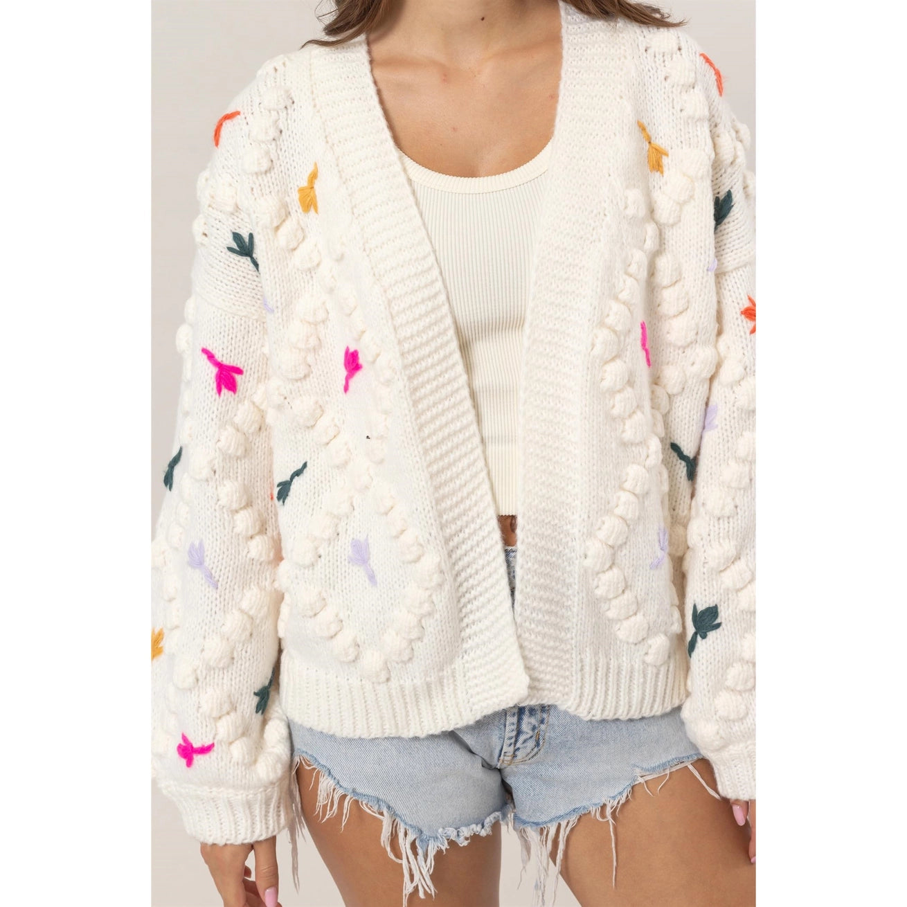 ASHLEY KNIT CARDIGAN SWEATER