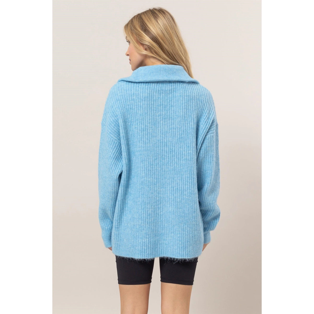 BAILEY HALF ZIP SWEATER