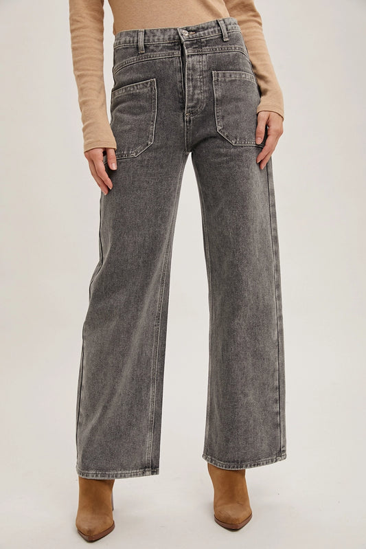 BEXLEY HIGH RISE WIDE LEG JEANS