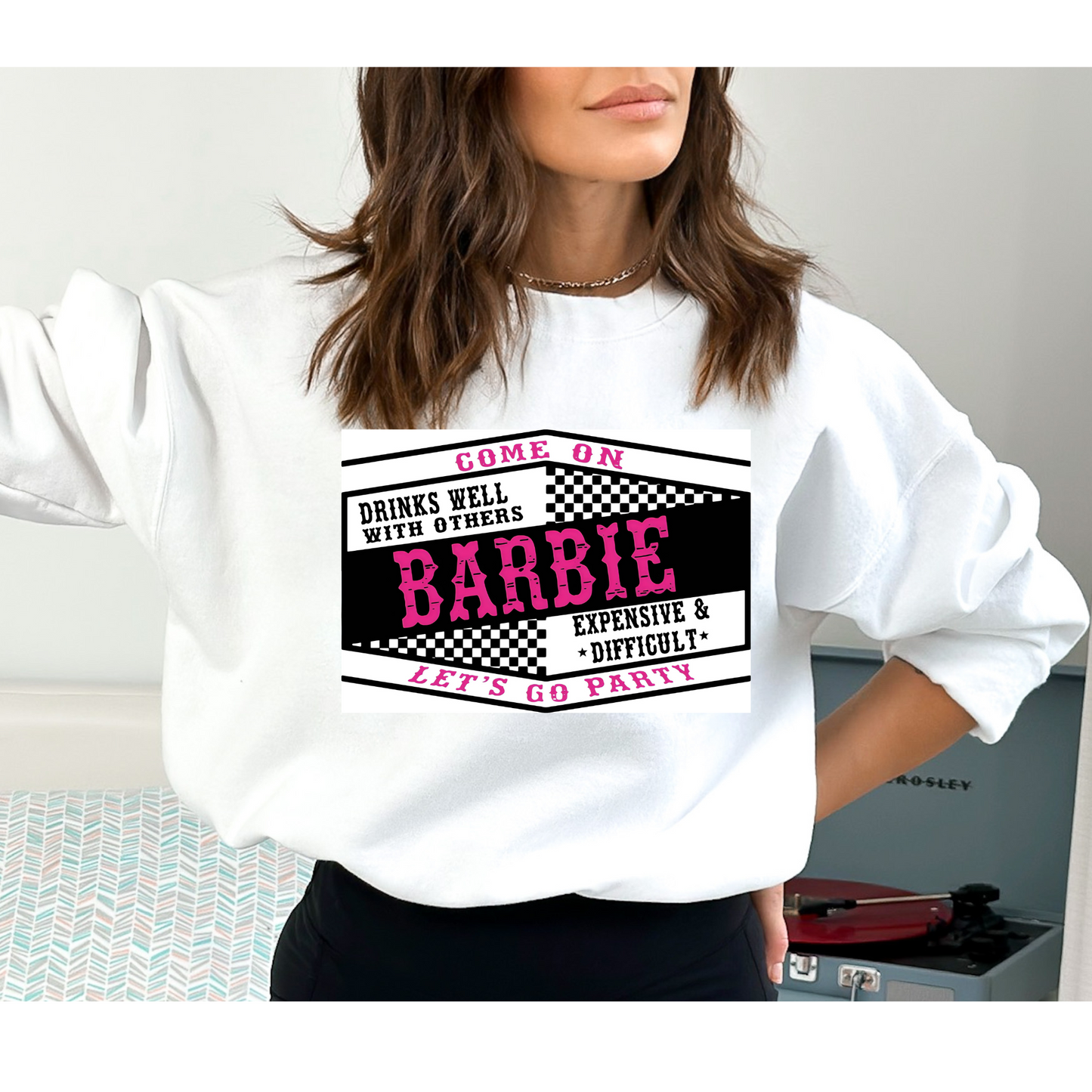 Come on Barbie Let's Go Party Crewneck Sweatshirt