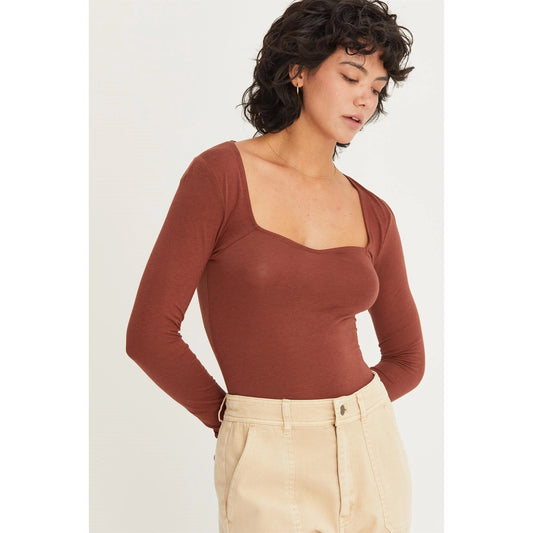 CELLA EVERYDAY BODYSUIT | BROWN