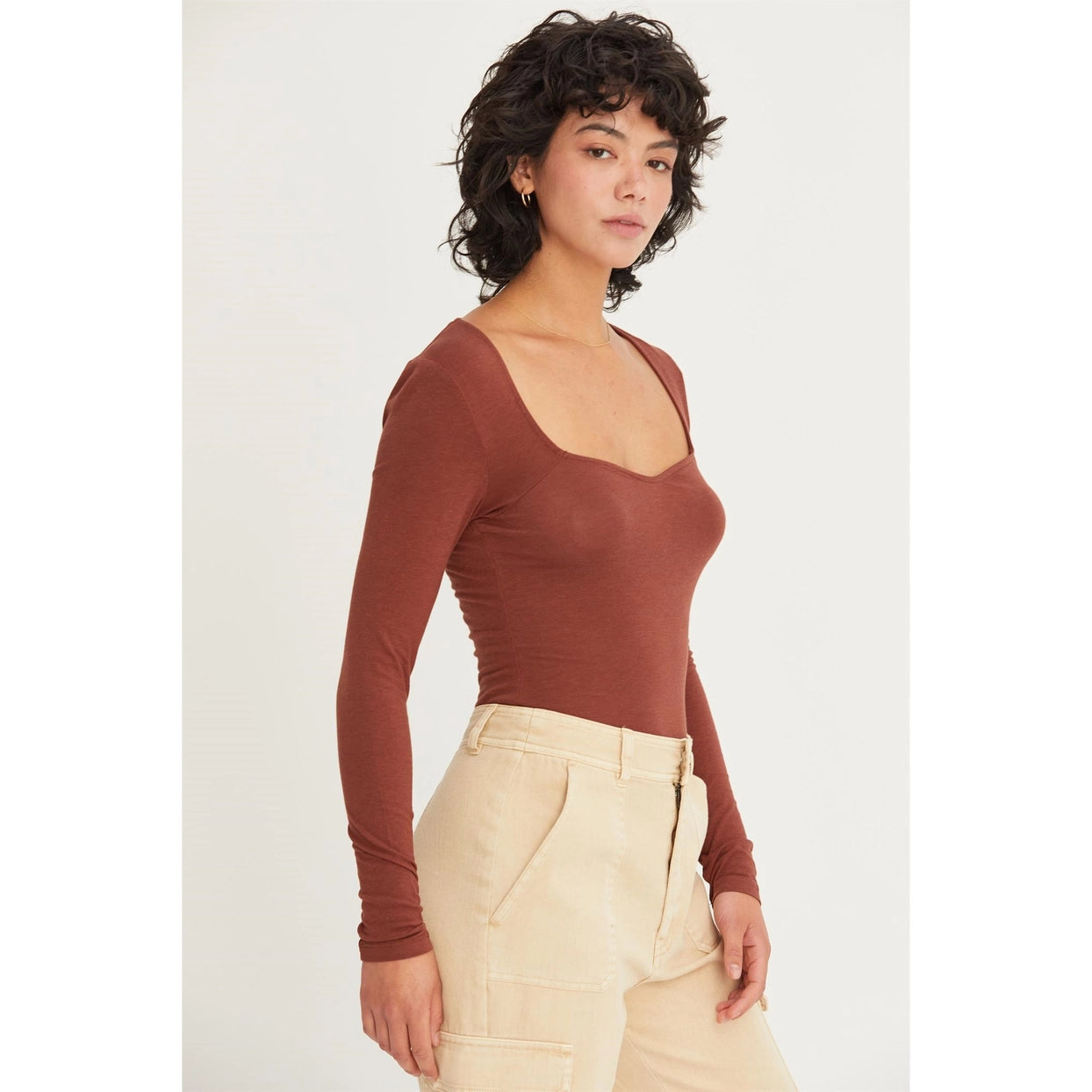 CELLA EVERYDAY BODYSUIT | BROWN