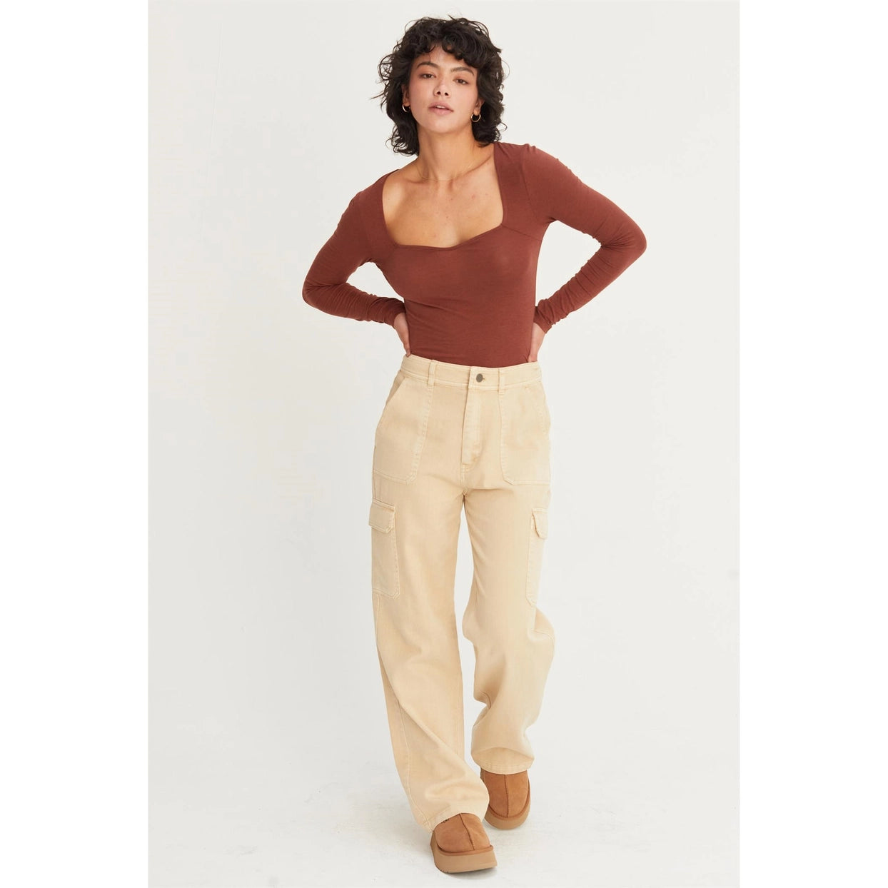 CELLA EVERYDAY BODYSUIT | BROWN