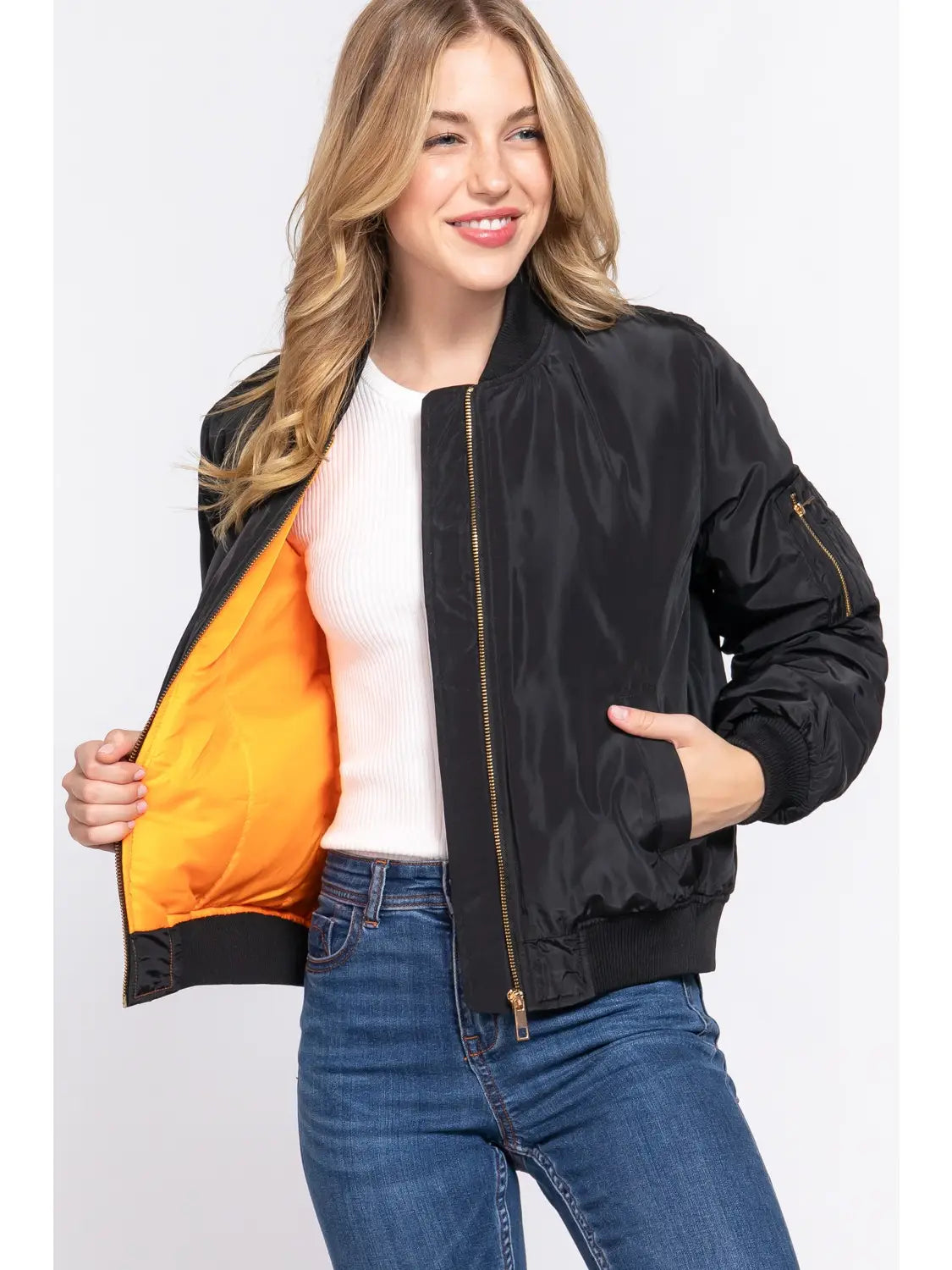 PUFFER BOMBER JACKET