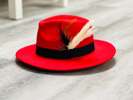 FEDORA HAT | RED