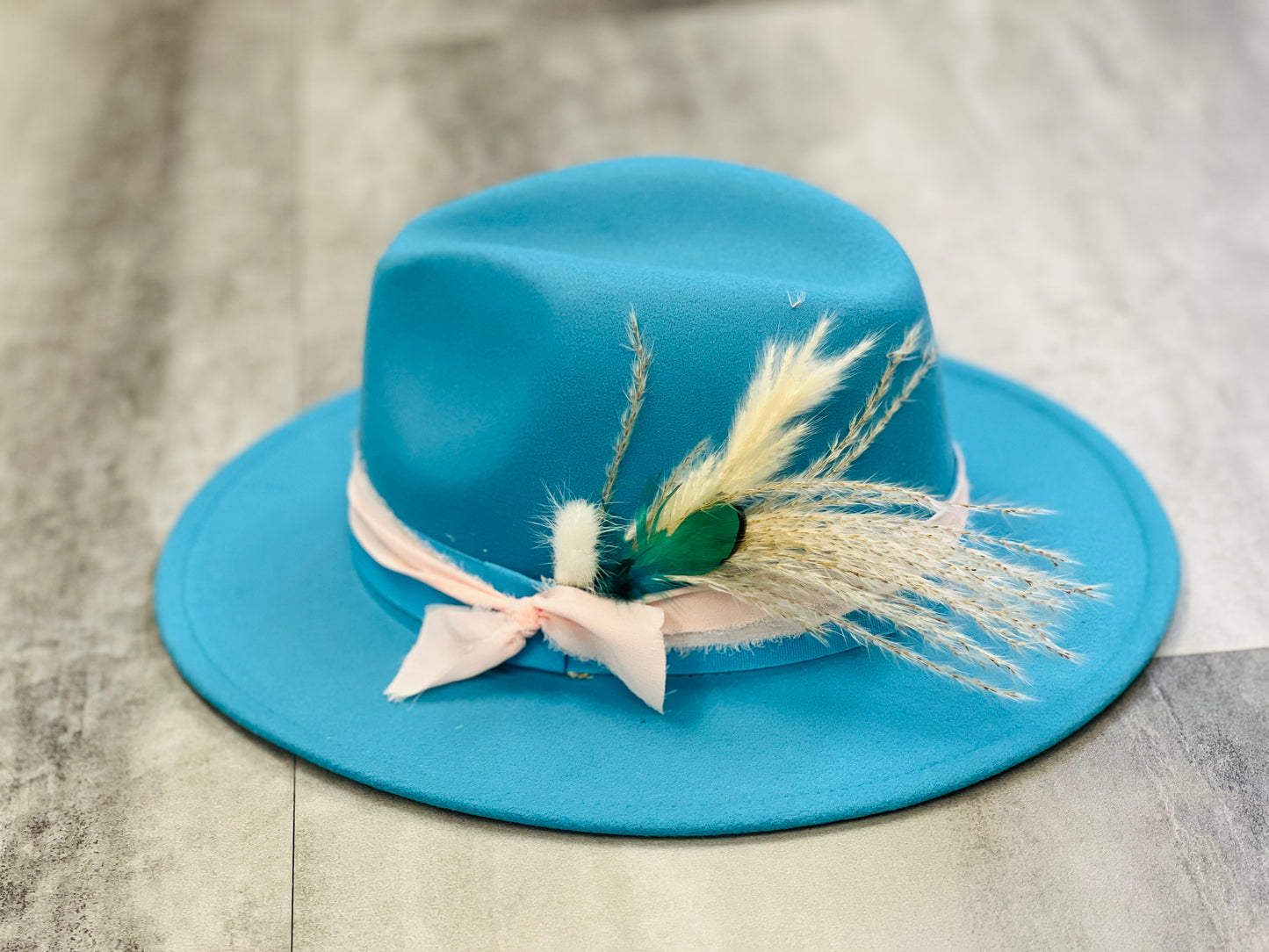 FEDORA HAT | SEA FOAM