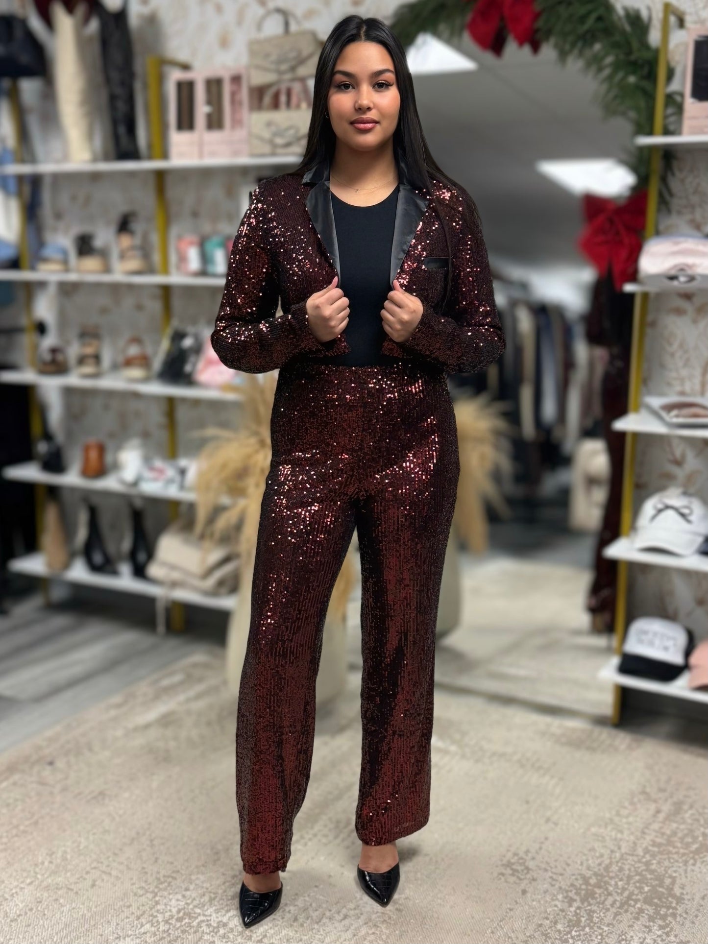 RANELLE SEQUIN PANTS