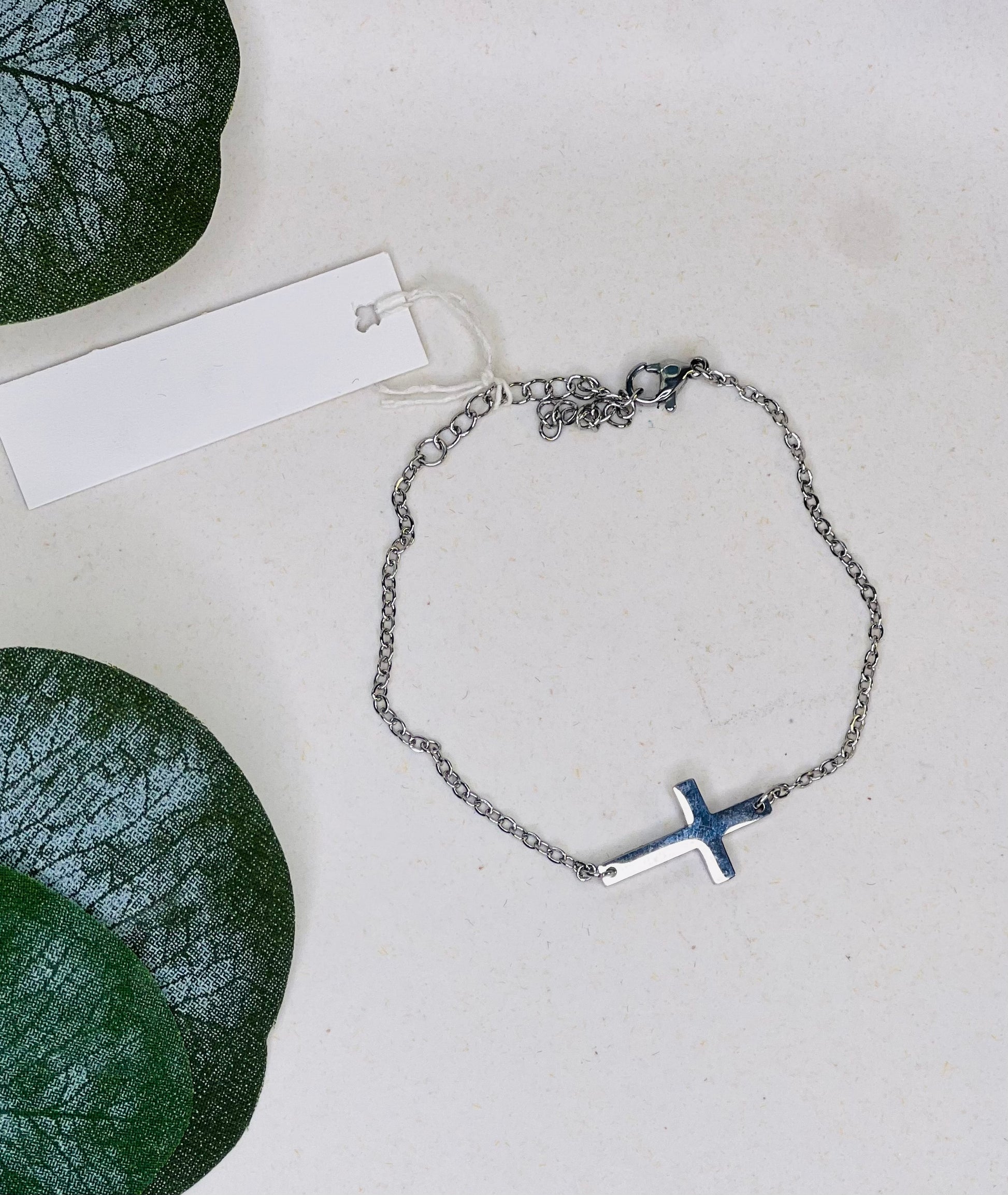 Cross Pendant Bracelet