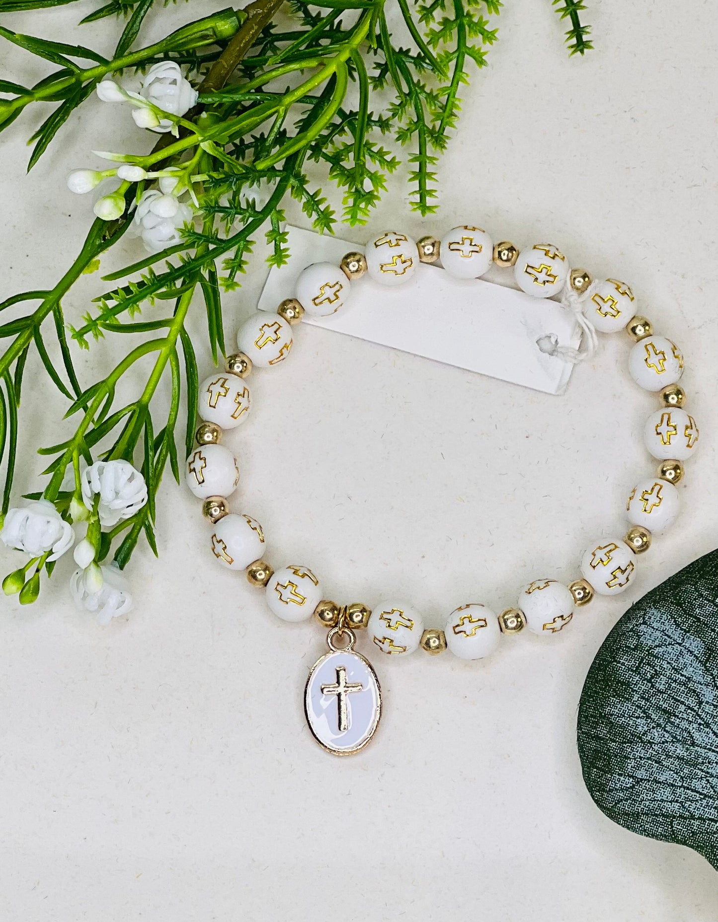 First Holy Communion/Confirmation Beaded Bracelet