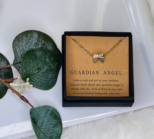 Guardian Angel Minimalist Necklace 