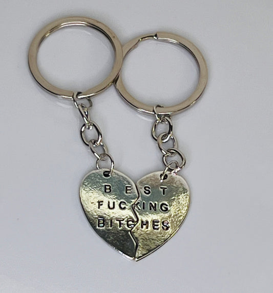 Best Fucking Bitches Keychain 2 piece