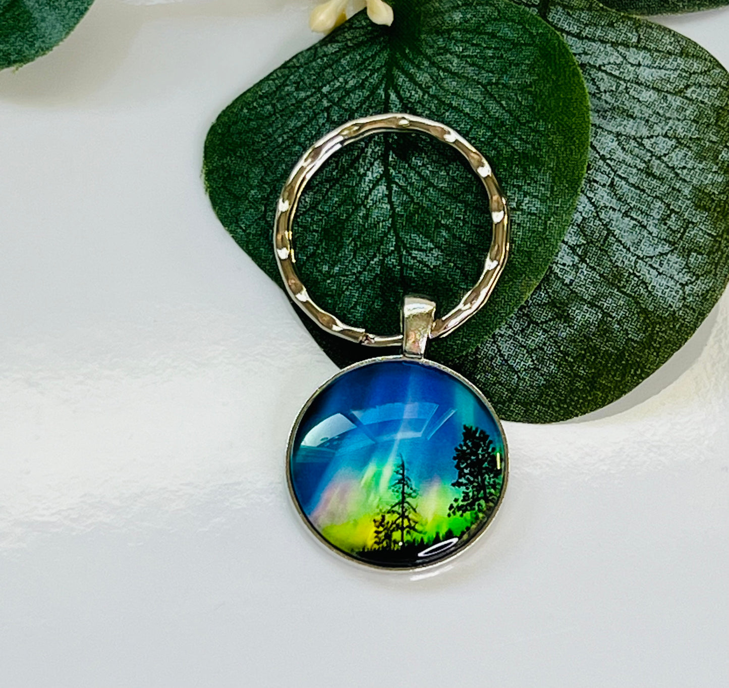 Borealis Northern Lights Keychain