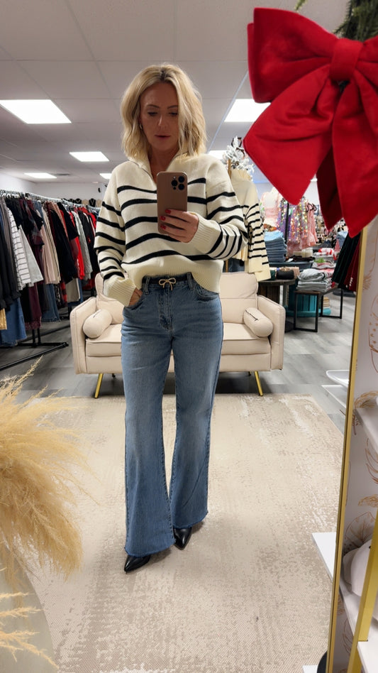 MARYANNE HIGH RISE STRAIGHT LEG JEANS