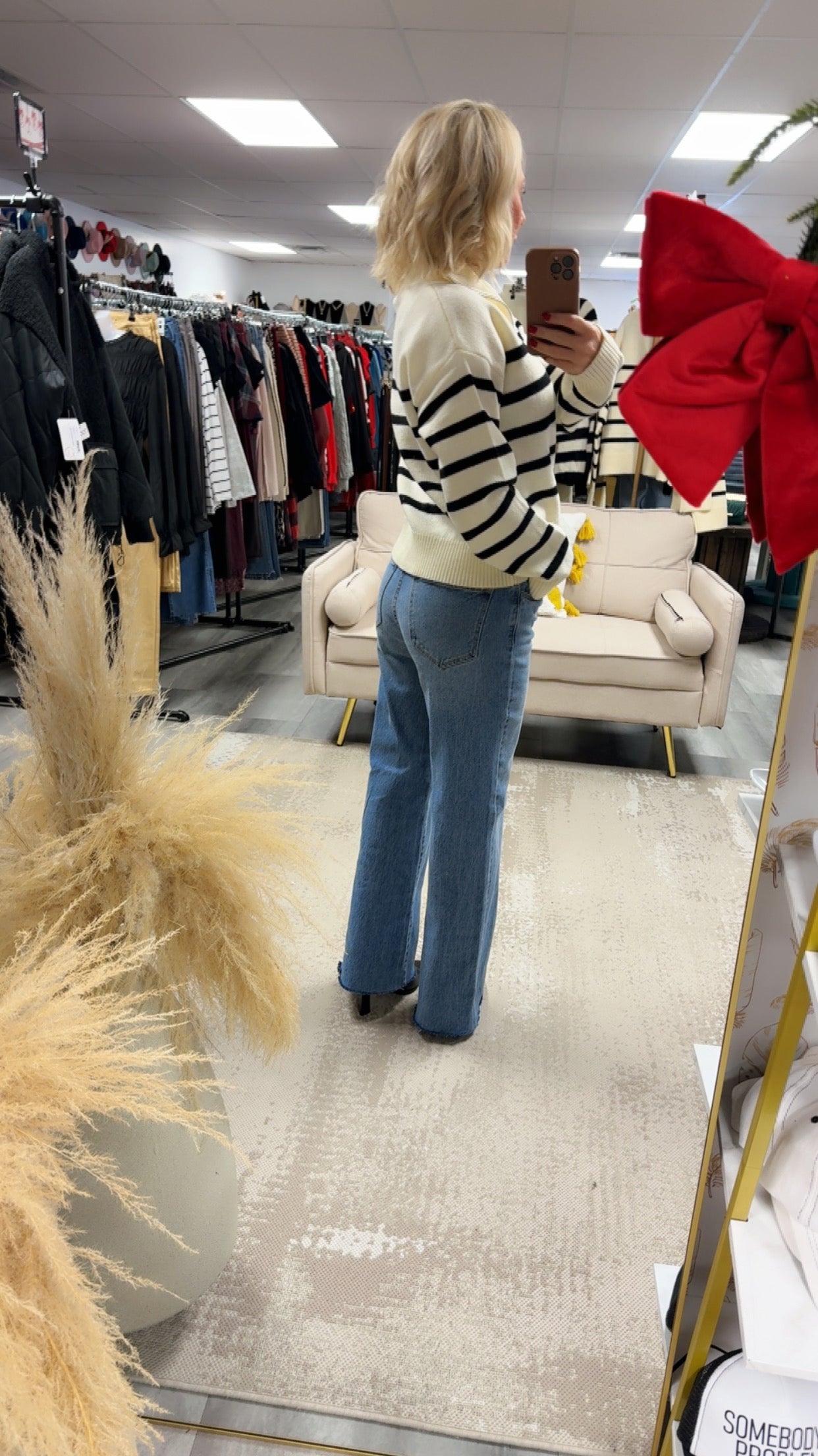 MARYANNE HIGH RISE STRAIGHT LEG JEANS