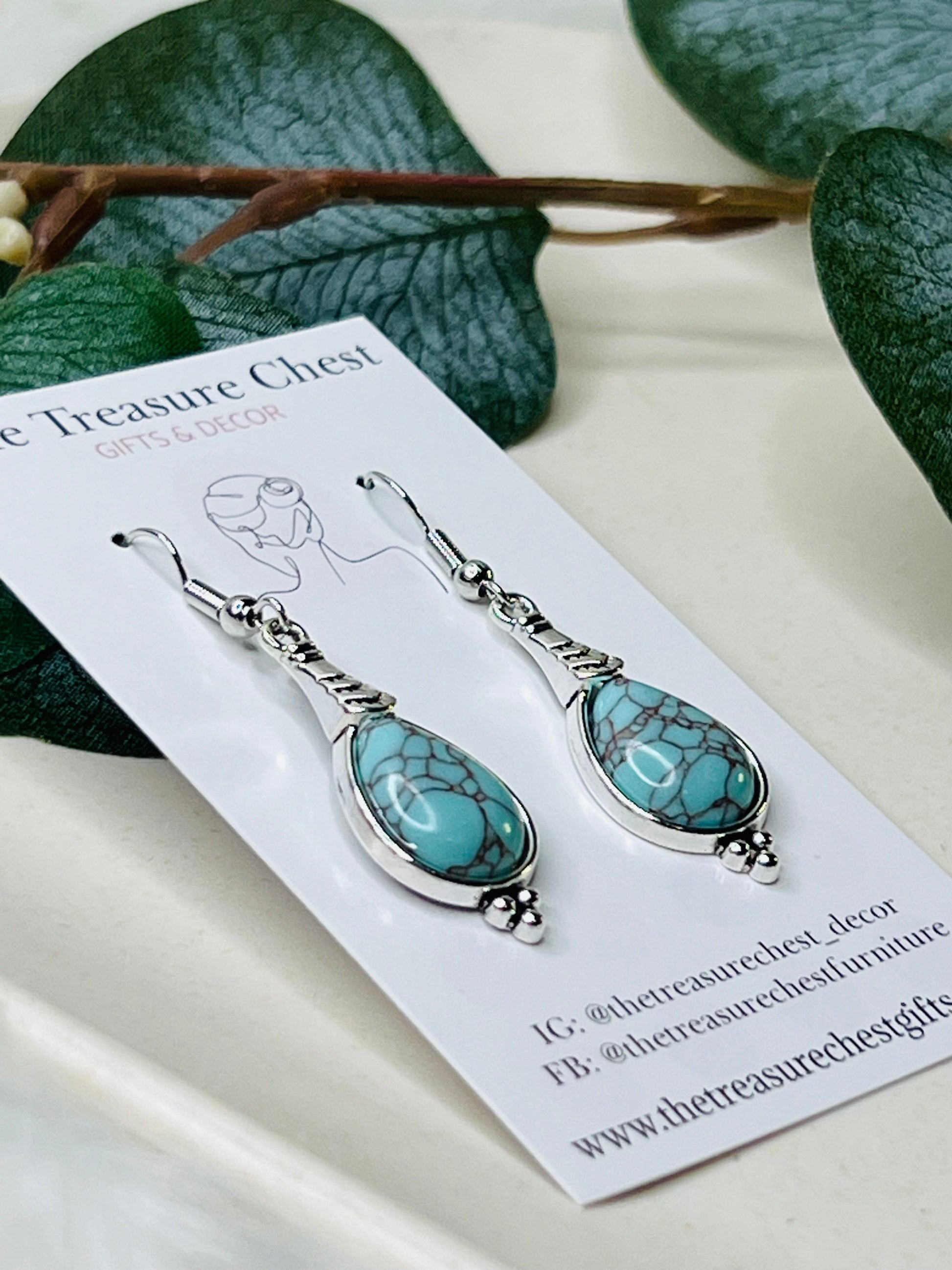 Juniper Natural Stone Earrings