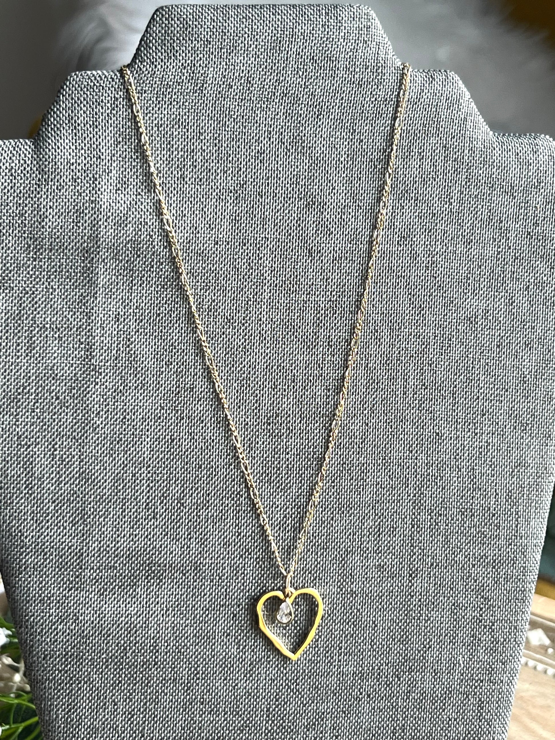 'Sarah' Heart Necklace 